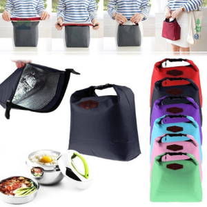 Sac isotherme en tissu bleu foncé pour vos sorties