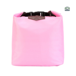 Glacière souple en tissu rose, idéale pour les sorties