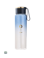 Gourde en verre bleue élégante et durable