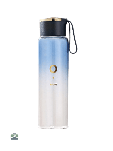 gourde-en-verre-bleue-1 Gourde en verre bleue élégante et durable