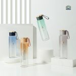 Gourde en verre grise pour une hydratation saine