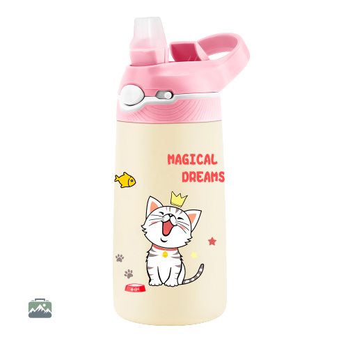 gourde-enfant-chat-1 Gourde Enfant design Chat, idéale pour les petites soifs