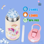 Gourde pour enfants avec motif de chat amusant