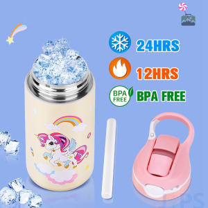 Gourde pour enfants avec motif de chat amusant