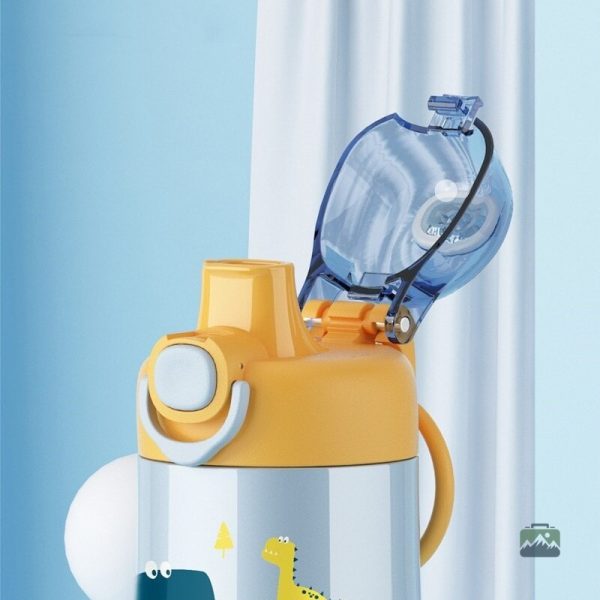 Gourde enfant crocodile avec design amusant et pratique