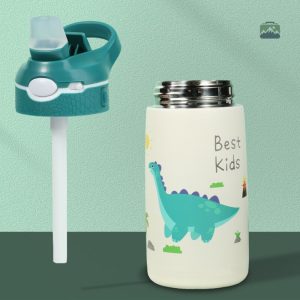 Gourde pour enfants avec motif Diplodocus tendance et ludique
