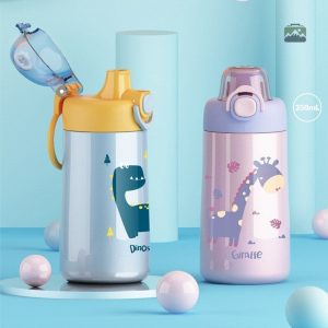 Gourde pour enfant, motif éléphant joyeux