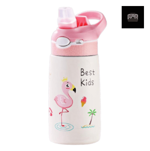 Gourde enfant design flamant rose
