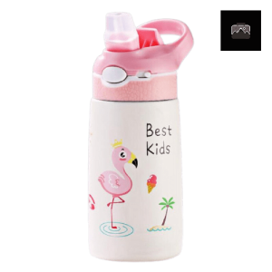 Gourde enfant design flamant rose