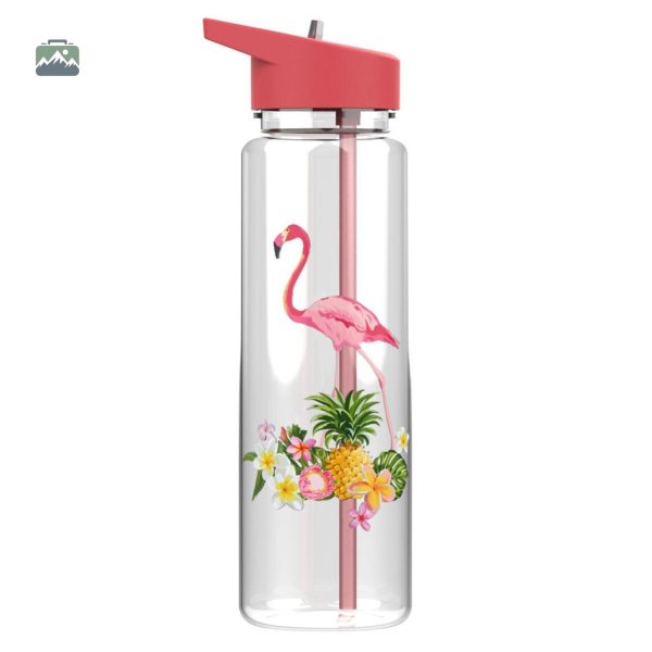 gourde-enfant-flamant-tropical-1 Gourde enfant flamant tropical colorée et ludique