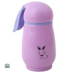 Gourde enfant inox motif lapin, légère et durable