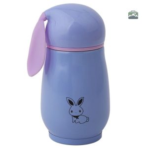 Gourde inox avec motif adorable de lapin pour enfants