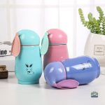 Gourde inox lapin, idéale pour les sorties d'enfants