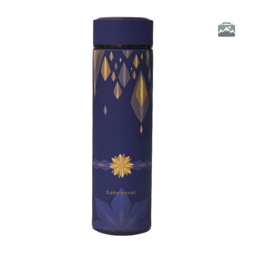gourde-inox-bleue-ephemere-1 Gourde Inox Éphémère Bleue