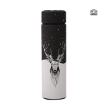 Thermos inox pour thé avec motif cerf