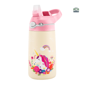 Gourde inox Happy Rainbow colorée et joyeuse