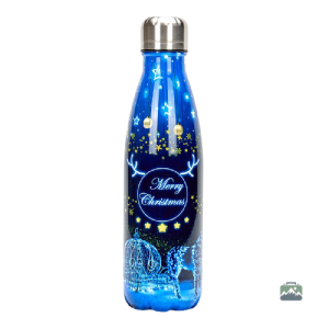 Gourde inox Merry Christmas festive et durable