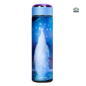 Gourde Inox Paon élégante et durable