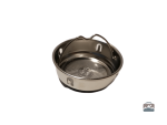 Gourde en inox motif paon, idéale pour boissons