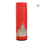 Bouteille en inox avec design sapin de Noël
