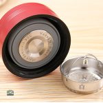 Gourde festive en acier inoxydable sapin