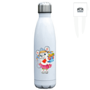 Gourde inox Souris de Noël