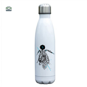 Gourde isotherme Capricorne en design astrologique