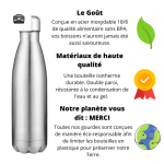 Gourde astrologique isotherme pour fans de Gémeaux