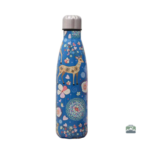 Gourde isotherme Biche Bleu élégante et pratique