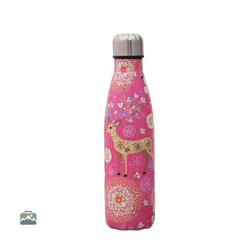 gourde-isotherme-biche-rose-1-1 Gourde isotherme rose avec motif biche