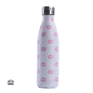 Gourde isotherme Bisous avec design élégant et moderne