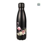 Gourde isotherme Black Flamingo design élégant