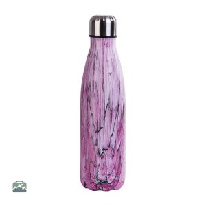 Gourde isotherme en bois rose élégante et pratique