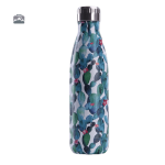 Gourde isotherme cactus bleu pour boissons chaudes ou froides