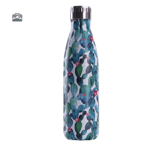 gourde-isotherme-cactus-bleu-1 Gourde isotherme cactus bleu pour boissons chaudes ou froides