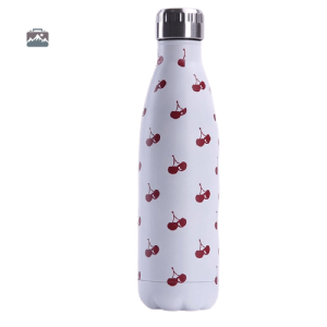 Gourde isotherme Cerise, design élégant et pratique