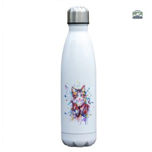 Gourde Isotherme Chat Créatif en design original