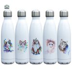 Accessoire isotherme chat rose, pour une hydratation stylée
