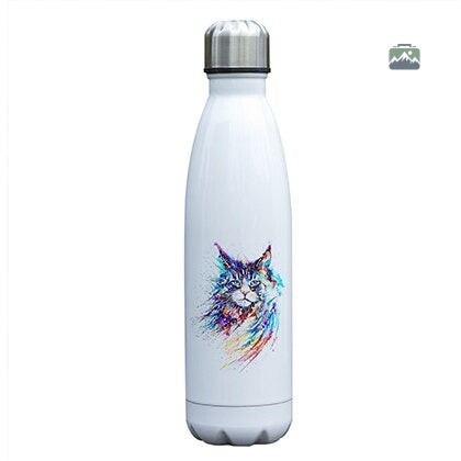gourde-isotherme-chat-savant-1 Gourde isotherme avec motif de chat savant