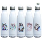 Gourde chat savant, idéale pour garder vos boissons chaudes
