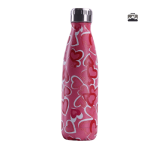 Gourde isotherme Cœur en acier inoxydable