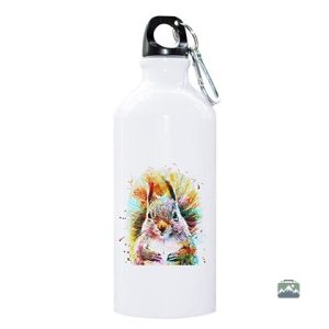 Gourde Écureuil, colorée et isotherme pour boissons