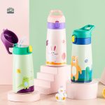 Gourde isotherme enfant, motif ourson adoré