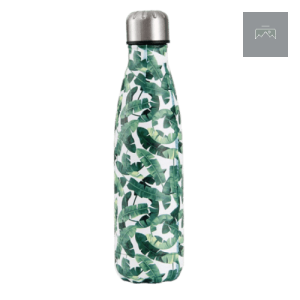 Gourde isotherme feuille de bananier design élégant