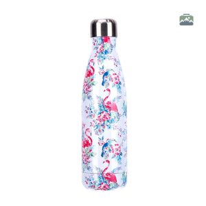Gourde isotherme flamant rose design élégant