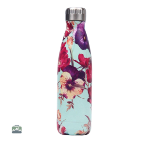 Gourde isotherme fleurs design élégant et coloré