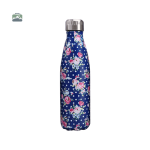 Gourde Isotherme Fleurs de Rosiers en acier inoxydable