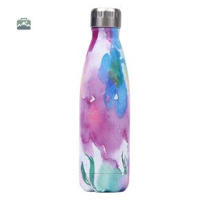 Gourde isotherme florale design élégant pour boissons