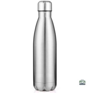 Gourde isotherme grise, design élégant et pratique