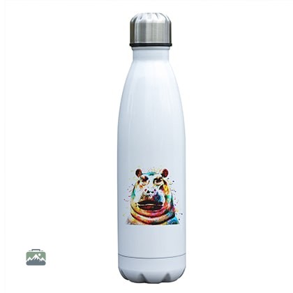 gourde-isotherme-hippopotame-multicolore-1 Gourde Isotherme Hippopotame Multicolore